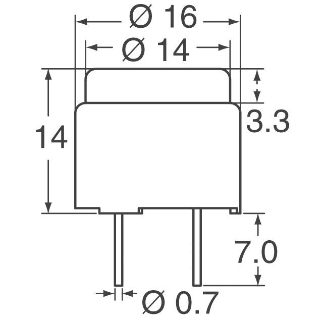 AT-1620-TWT-R PUI Audio, Inc.  Alarms Buzzers and Sirens